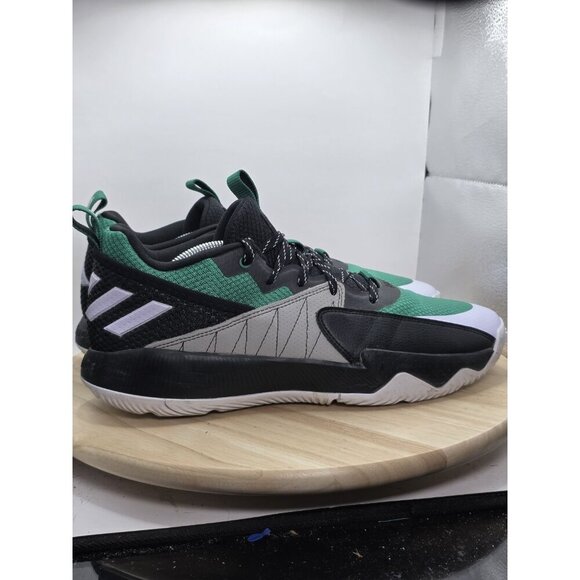 Adidas Dame Extply 2.0 Men's US 13 Court Green Black Basketball Sneakers ID1808 - Picture 3 of 10